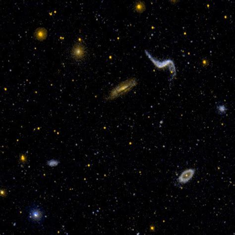 Diverse Group Of Galaxy Types Ngc 3190 Field