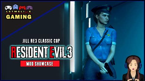 Resident Evil 3 Mod Showcase Jill Valentine Re3 Classic Cop Outfit