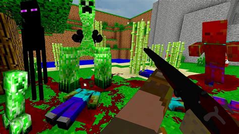 Brutal Minecraft A Doom Total Conversion Mod Where You Rip And Tear Through Minecrafts Blocky