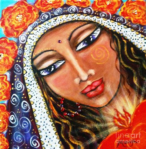 Akasha She Who Carries The Memories Painting By Maya Telford