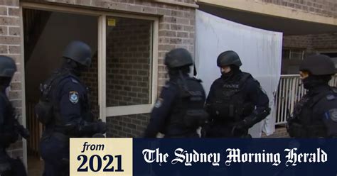 Video Nsw Police Raid Homes In Sydneys South West