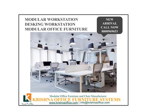 MODULAR OFFICE WORKSTATION | Modular office furniture, Modular office, Office workstations