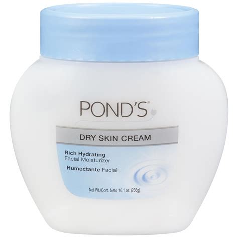 Ponds Dry Skin Cream Facial Moisturizer 101 Oz Plastic Jar