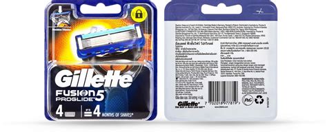 buy gillette fusion proglide flexball manual shaving razor blades packet of 4 cartridge online