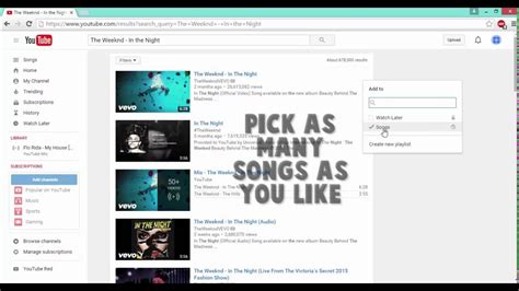 Youtube How To Make Your Own Playlist Of Songs Youtube