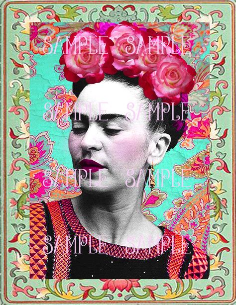 Printable Frida Kahlo Digital Download Wall Art Print Boho Etsy Wall Art Prints Art Prints