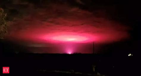 An Eerie Pink Glow In The Sky Gets An Australian Town Excited But Then