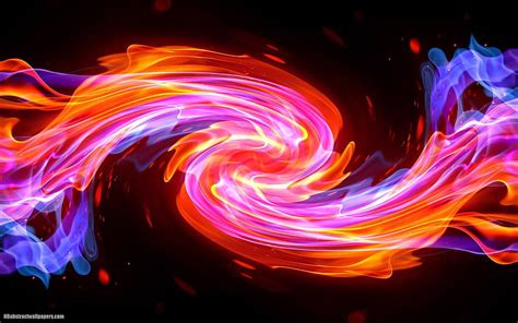 Pink Blue Fire Red And Blue Flames Hd Wallpaper Pxfuel