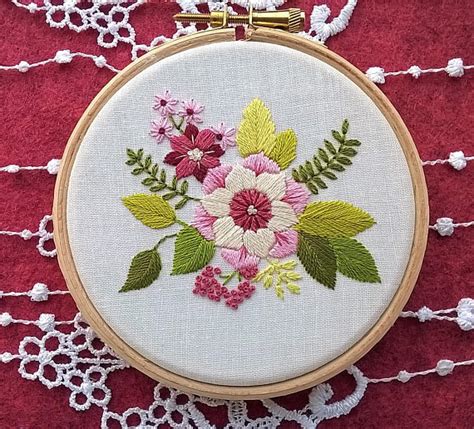 20 Flower Embroidery Patterns Cutesy Crafts