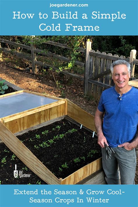 How To Build A Simple Cold Frame Cold Frame Small Backyard