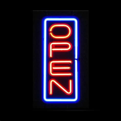 Buy Vertical Led Open Signs Online Neon Signs Depot