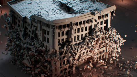 Free Destruction Ready Building Models For Vfx Work And Practice