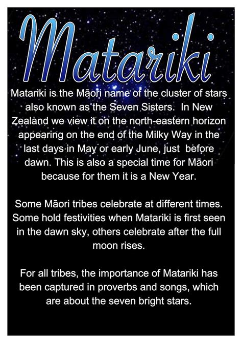 Waitangi National Trust Matariki Fesitval Matariki Is The Māori Name