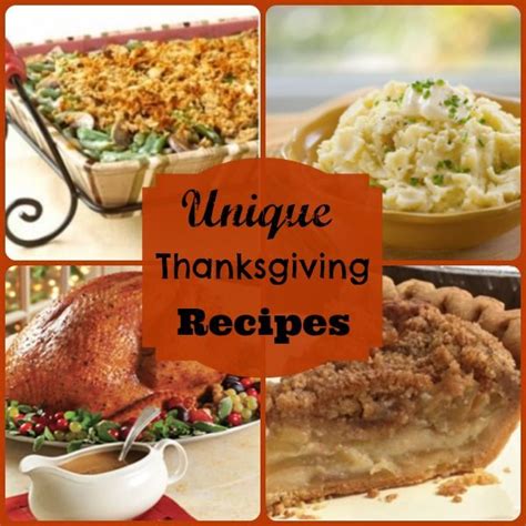 Unique Thanksgiving Recipes Turkey Mashed Potatoes Green Beans And
