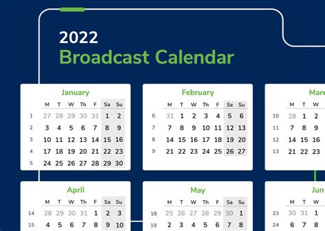 2024 Broadcast Calendar Printable Calendar Collection