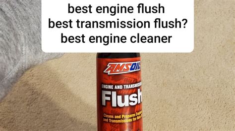 Amsoil Best Engine Flush Diy Transmission Flush How To Flush Engine