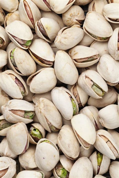 Salted And Roasted Pistachio Nuts Stock Photo Image Of Heap Fresh