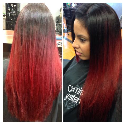 Pin By Nicole Martinez On Hair Red Ombre Hair Hair Inspiration Hair