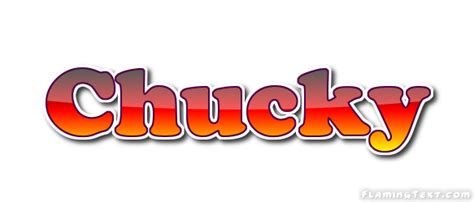 Chucky Лого Бесплатный инструмент для дизайна имени от Flaming Text