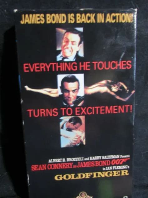 Goldfinger Vhs James Bond Sean Connery W Naked Gold Lady Pussy My XXX