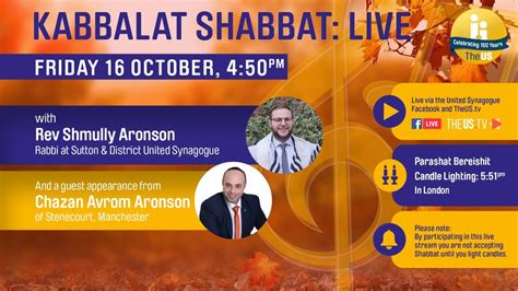 Kabbalat Shabbat Live Youtube