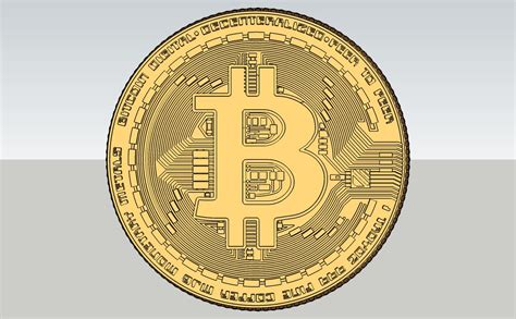 3d Bitcoin Coin Model Turbosquid 1370149