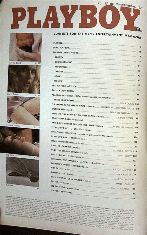 PLAYbabe US September AMY ARNOLD Erica Jong TIMOTHY LEARY Mesina Miller EXCL EBay
