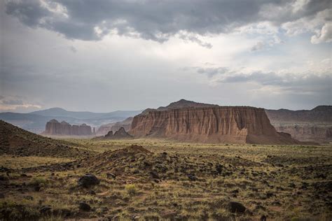 Free Picture Landscape Desert Mountain Valley Cloud Sky Knoll