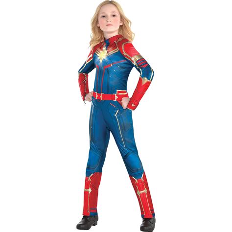 Costumes Usa Light Up Captain Marvel Halloween Costume For Girls