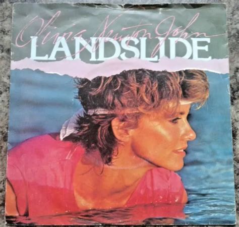 Olivia Newton John Landslide Falling 7 Vinyl Record 1981 Emi