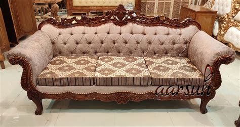 If i can make this, you too can make one yourself. Handmade Sofa Set in solid quality wood UH-YT-183