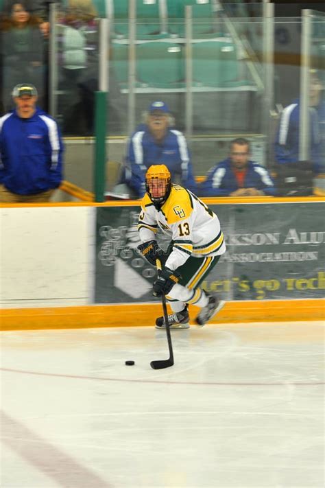 Clarkson 13 In Ncaa Hockey Game Editorial Stock Image Image Of