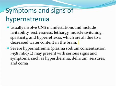 Approach To Hypernatremia Ppt Download