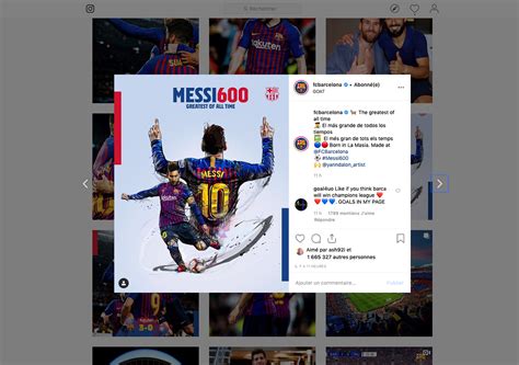 Fc Barcelona Messi 600 Goals On Behance