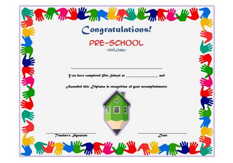 Free Daycare Diploma Certificate Templates Thevanitydiaries