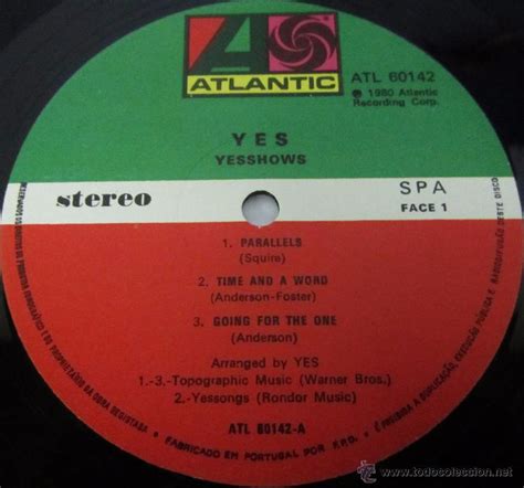 Yes Yesshows Atlantic 1980 2 Lp Portugal Comprar Discos Lp