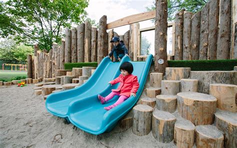 Natural Playground Slide Earthscape Play