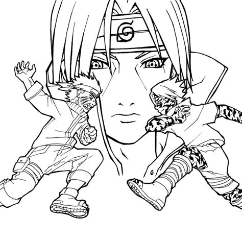 Drawing Naruto 38370 Cartoons Printable Coloring Pages