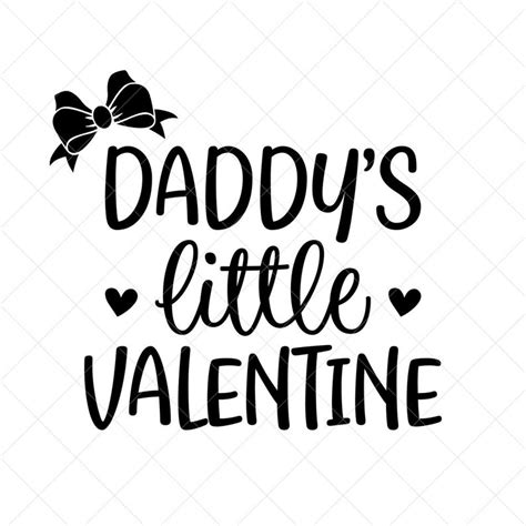 daddy s little valentine svg dad valentine svg little etsy