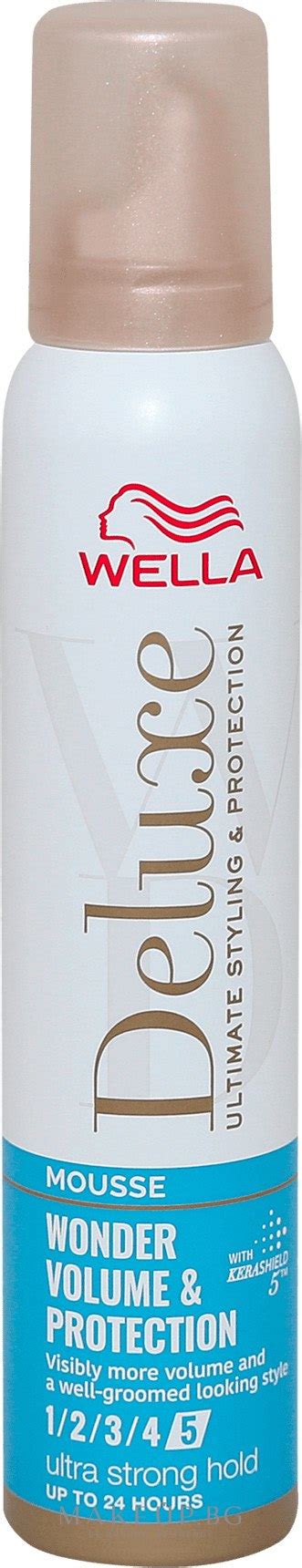 Wella Deluxe Wonder Volume Protection Mousse Ultra Strong Hold Мус