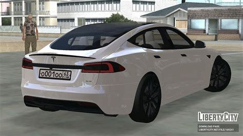 Скачать Tesla Model S Plaid для Gta San Andreas