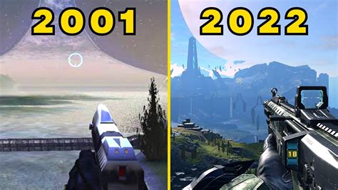Evolution Of Halo Games 2001 2022 Youtube