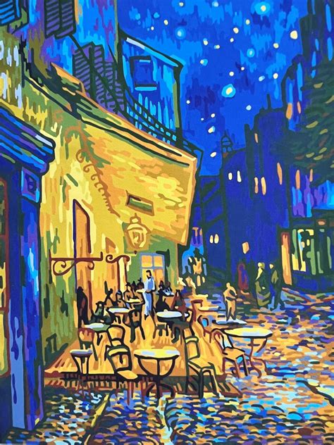 Van Gogh Cafe Terrace At Night Paint By Numbers