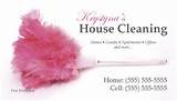 Housekeeping Business Cards Ideas Photos