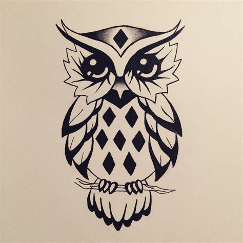 Owl Tattoo Design By Watergirl1996 On Deviantart