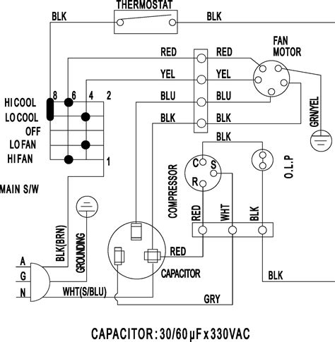 A wiring diagram is a kind of schematic which makes use of abstract pictorial signs to reveal all the interconnections of elements in a system. Air Conditioner Wiring Diagram Pdf | Free Wiring Diagram