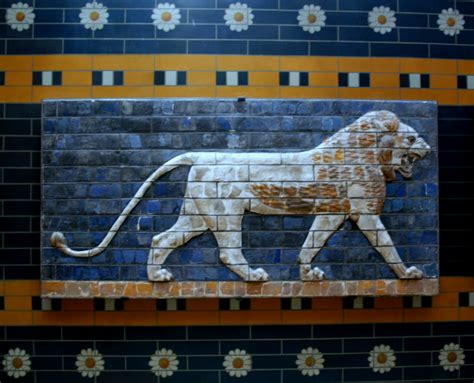 Ancient Lion Of Babylon Ishtar Queen Symbol The Ishtar Ga Flickr