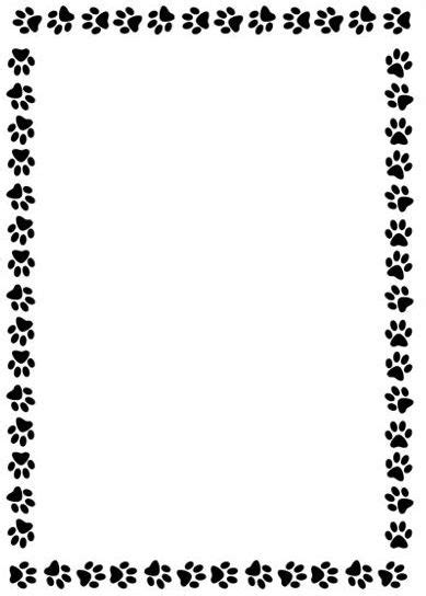 Tiger Paw Print Border Clipart Best