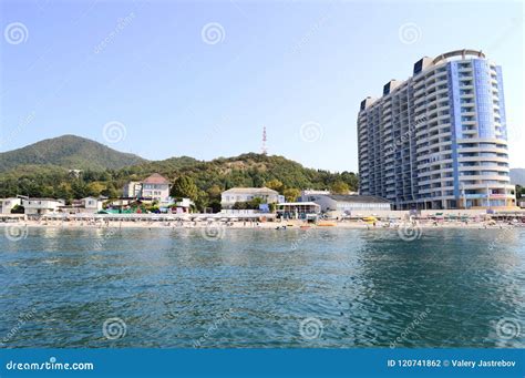 Beach View At Sochi Russia Stock Photo Image Of Landscape Spring