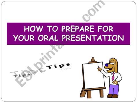 Esl English Powerpoints How To Prepare An Oral Presentation